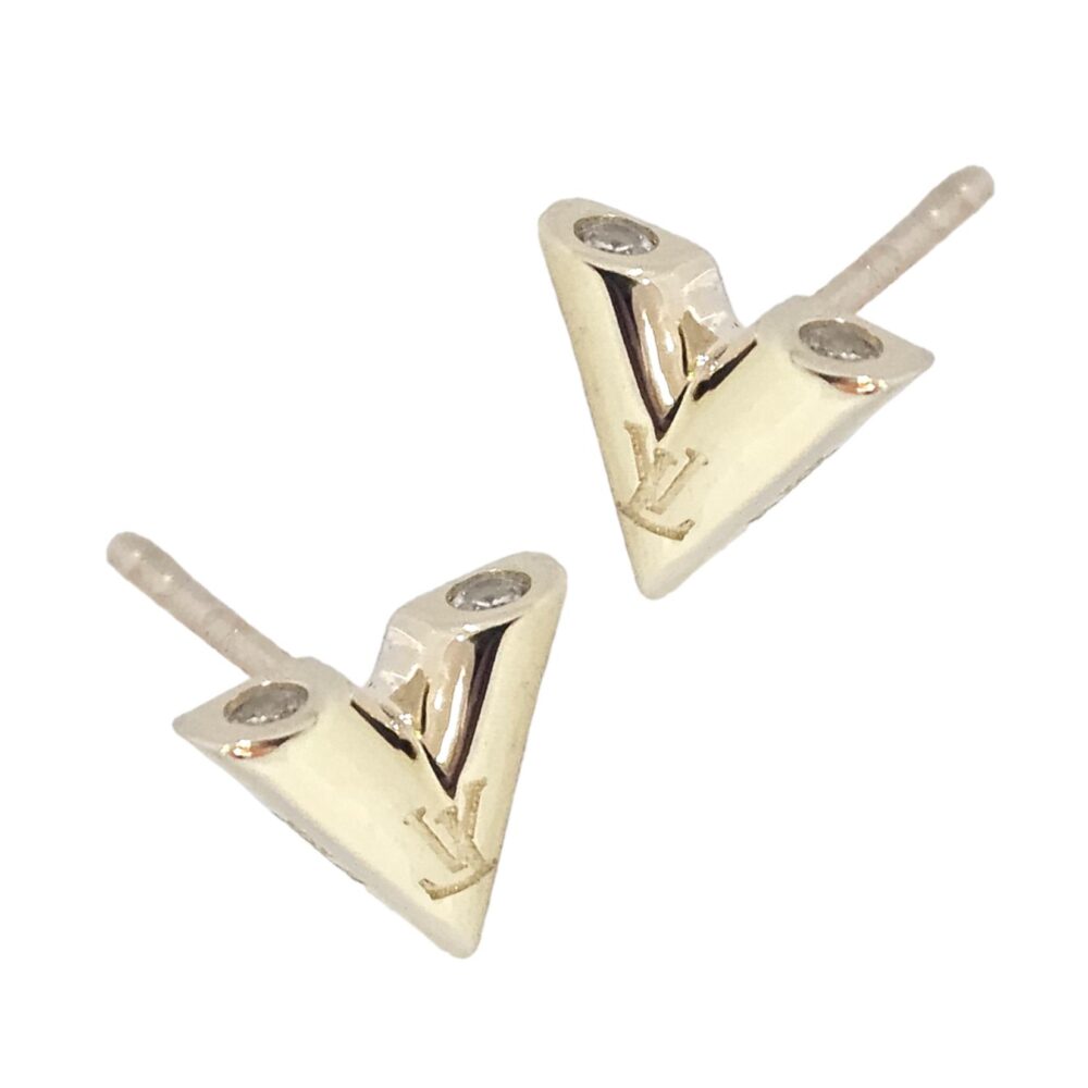 9K GOLD CUSTOM MADE LOUIS VUITTON EARRINGS