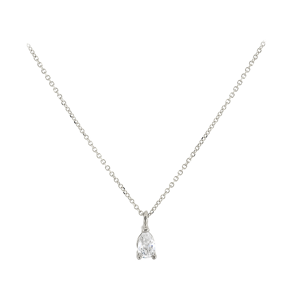 14K GOLD CUBIC ZIRCON NECKLACE
