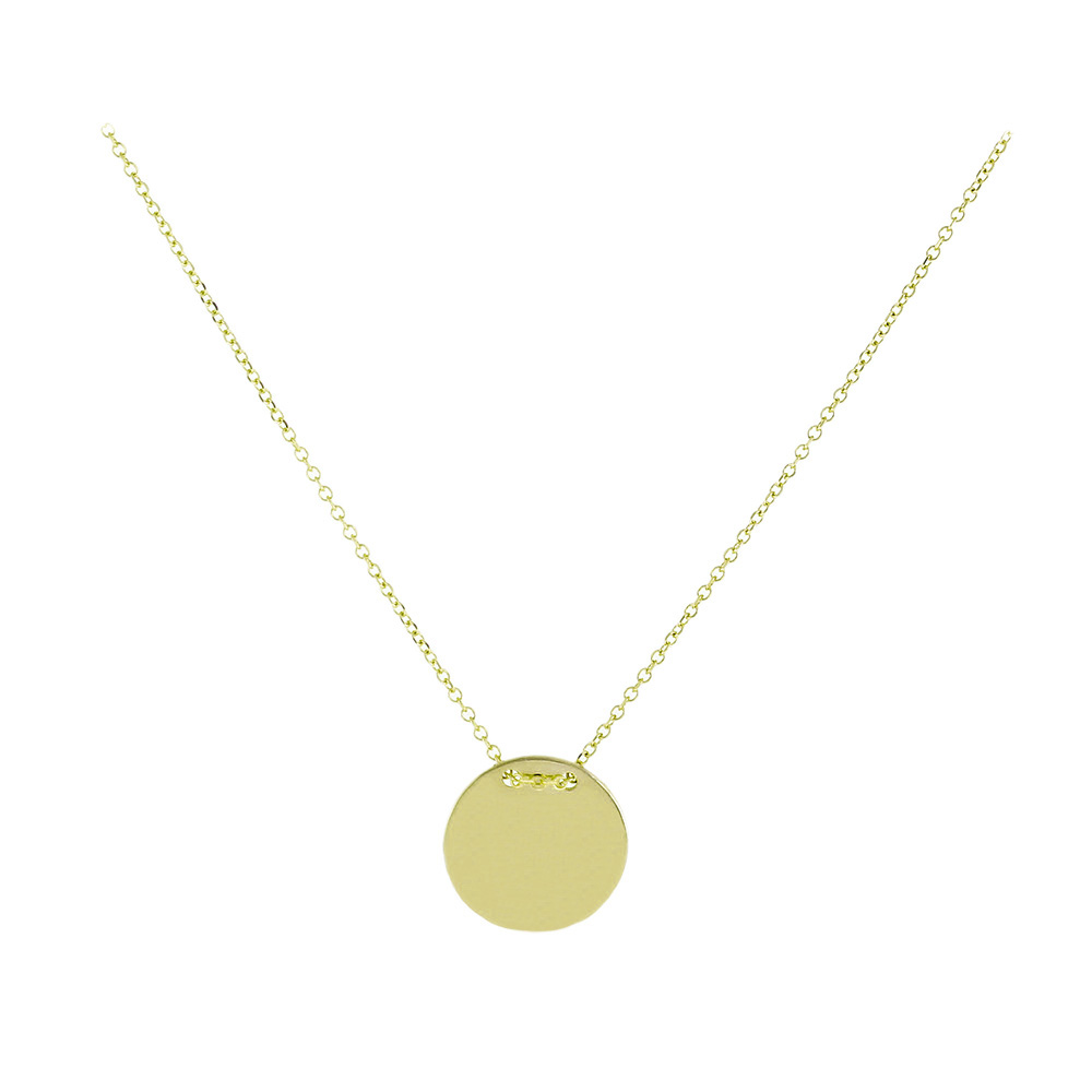 14K PLAIN NRCKLACE