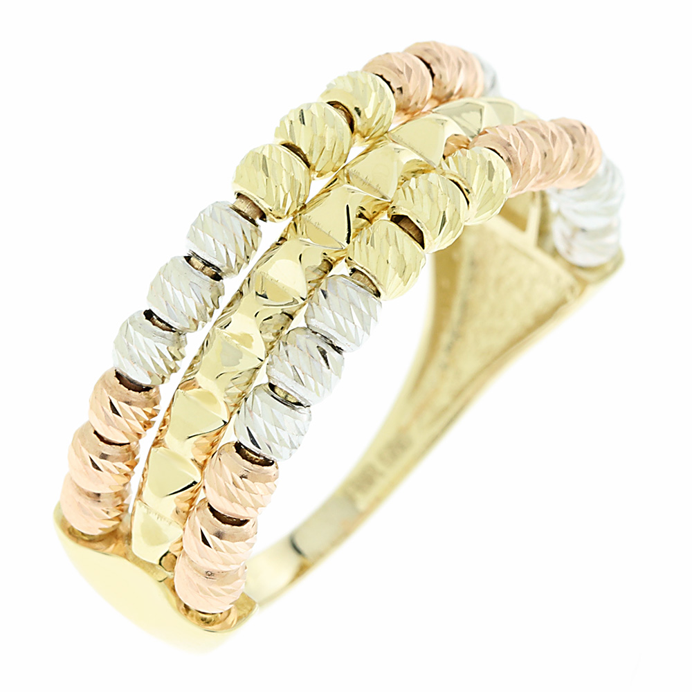 14K MULTI COLOUR RING
