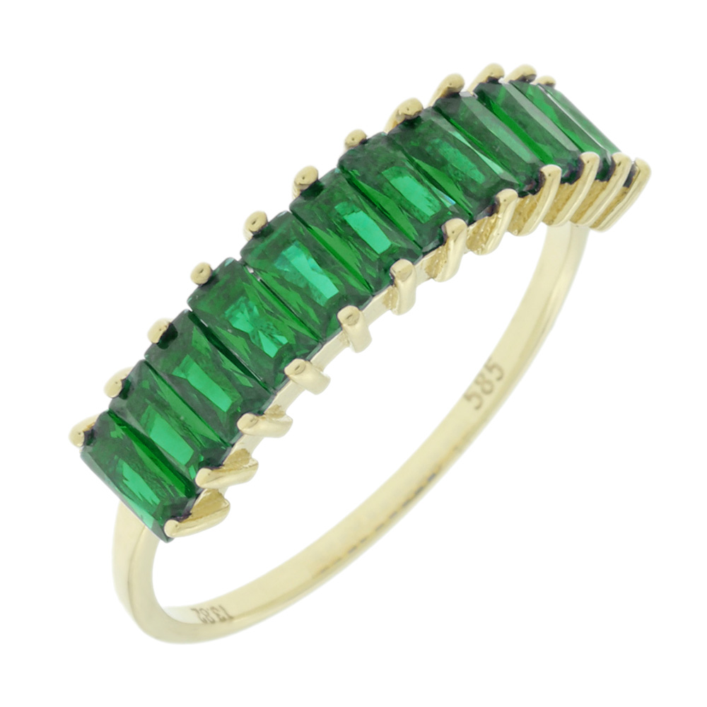 14K CUBIC ZIRCON RING