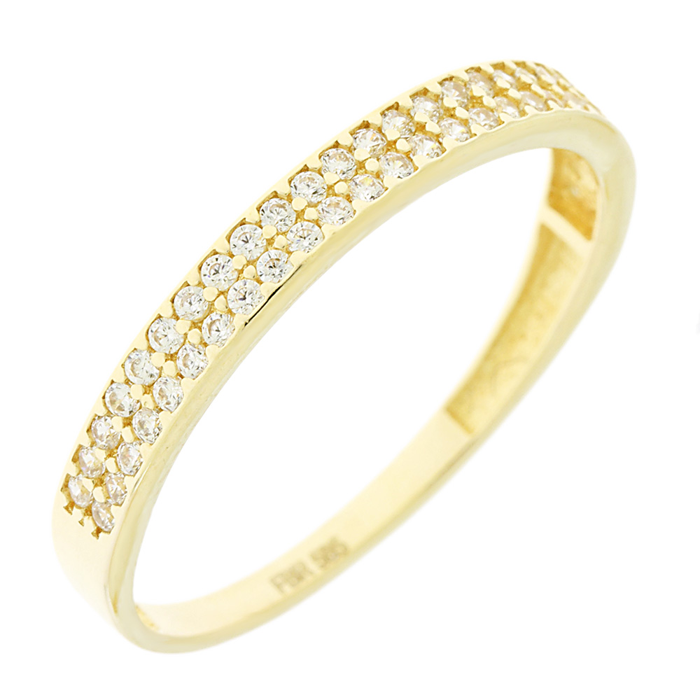 14K CUBIC ZIRCON RING