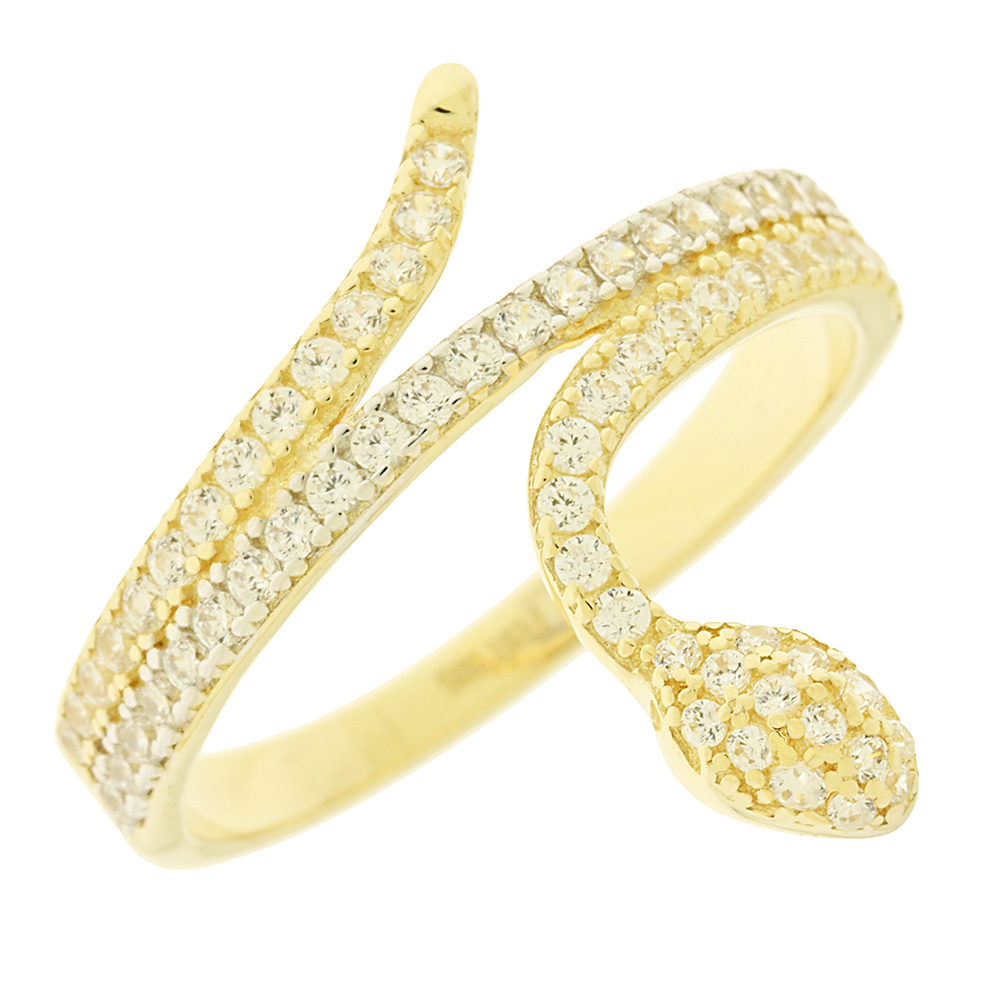 14k snake ring