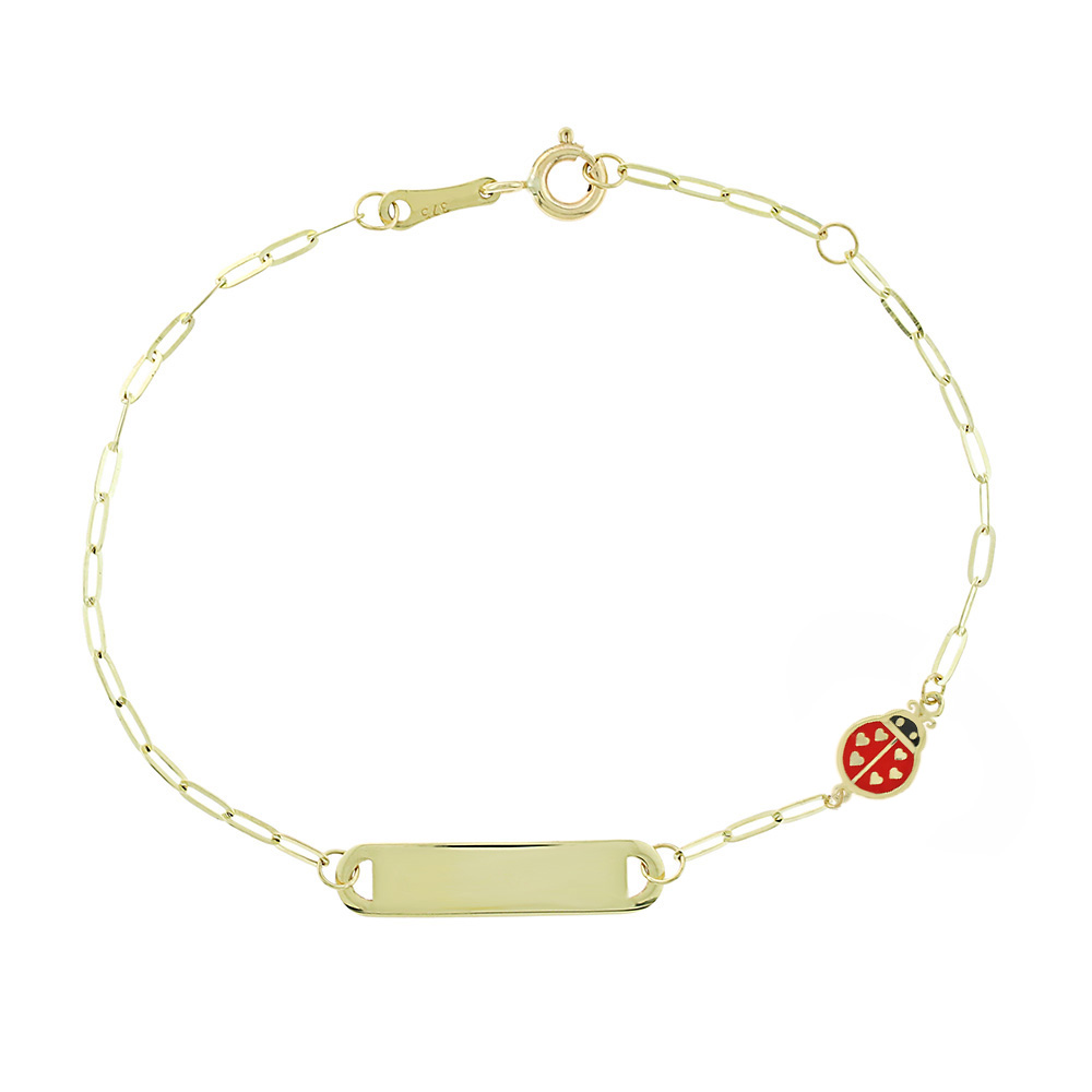 14K GOLD ID BRACELET