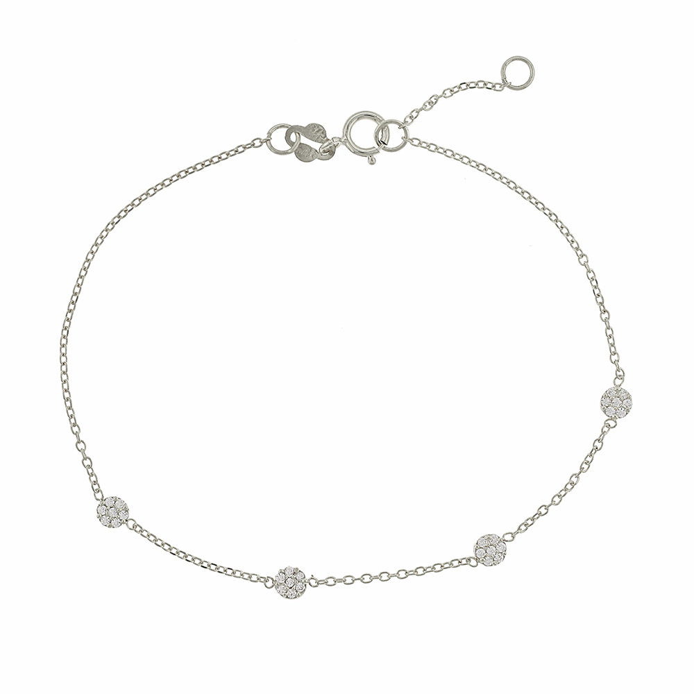 14K WHITE GOLD BRACELET