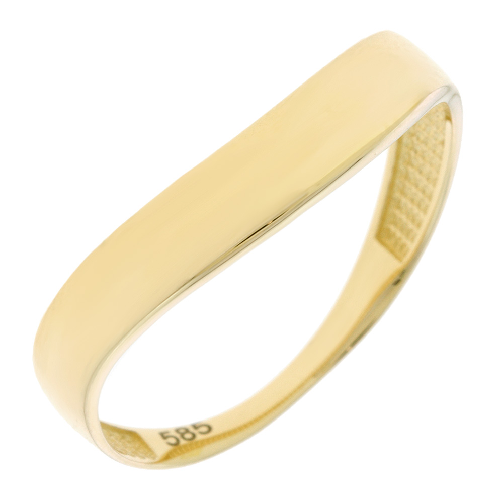 14K GOLD PLAIN RING