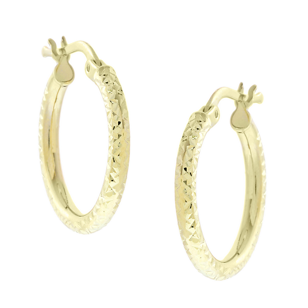 14K HOOP EARRINGS