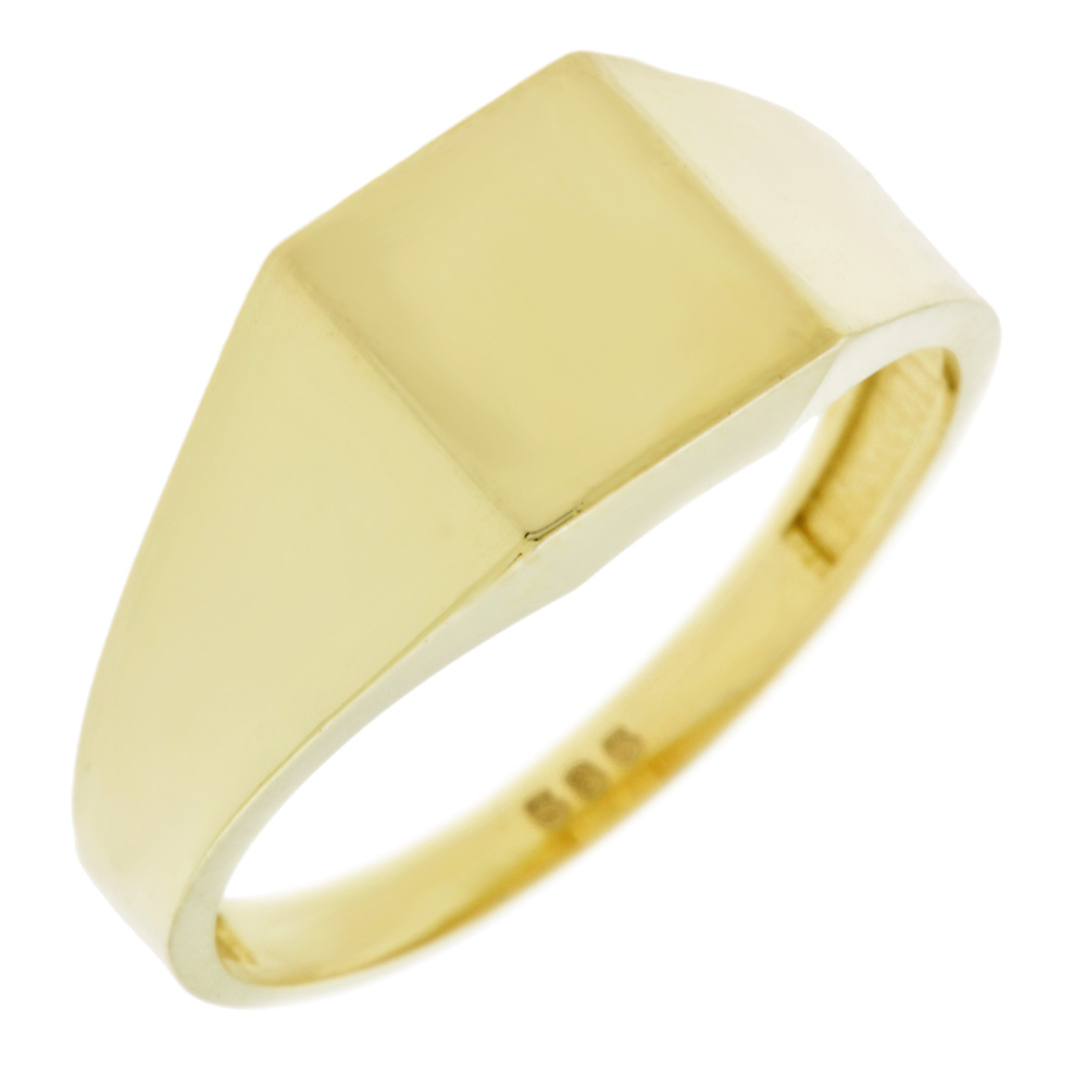 14K GOLD PLAIN EARRING