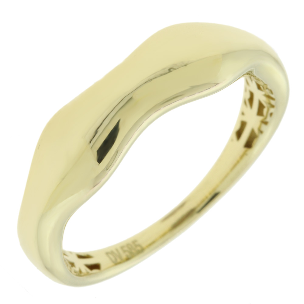 14K GOLD PLAIN RING