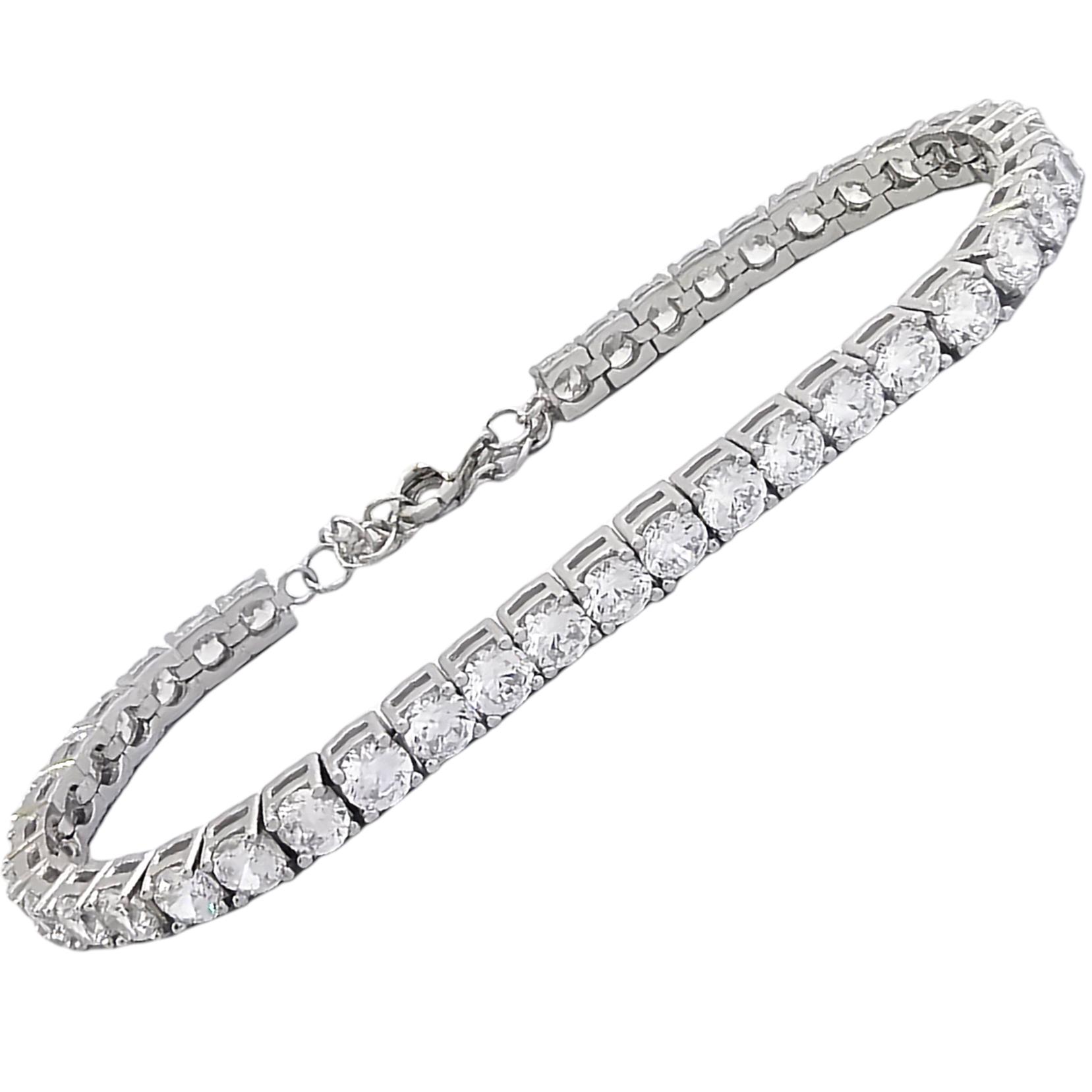 925 3.0MM ZIRCON TENNIS BRACELET