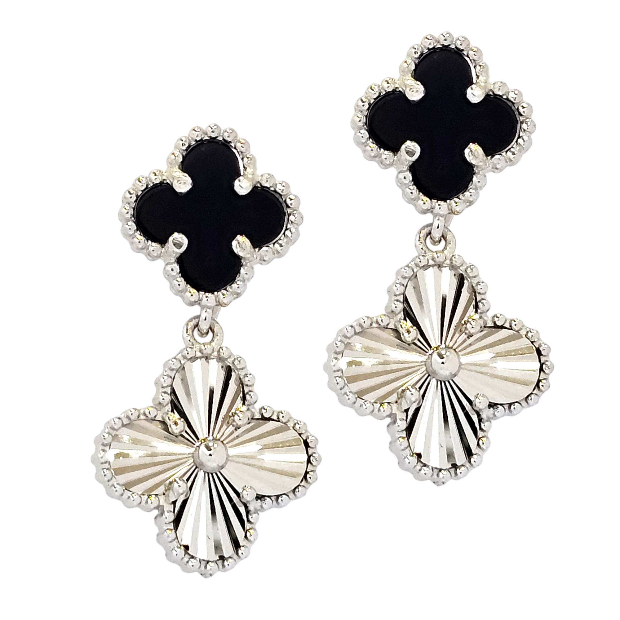 925 VANCLEEF HANGING EARRINGS