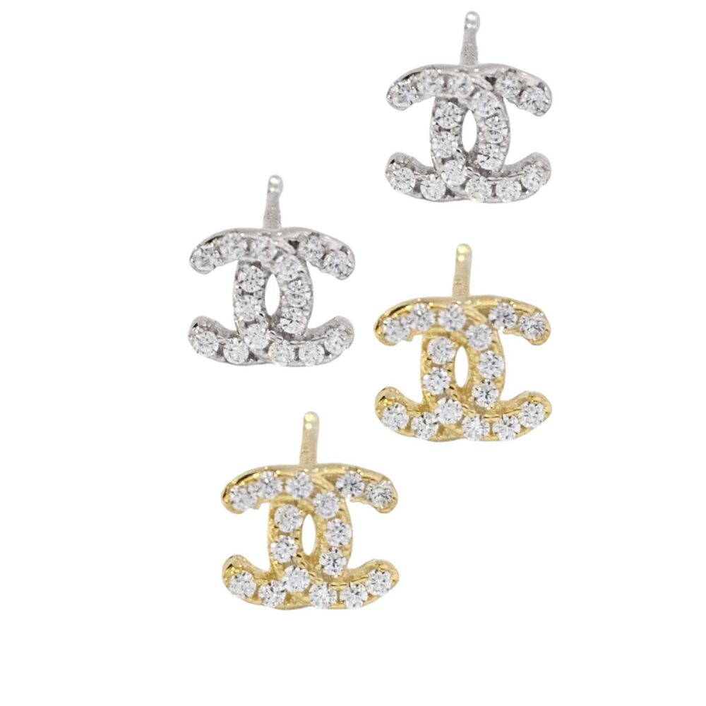 925 CUSTOM MADE CHANNEL EARRINGS SMALL