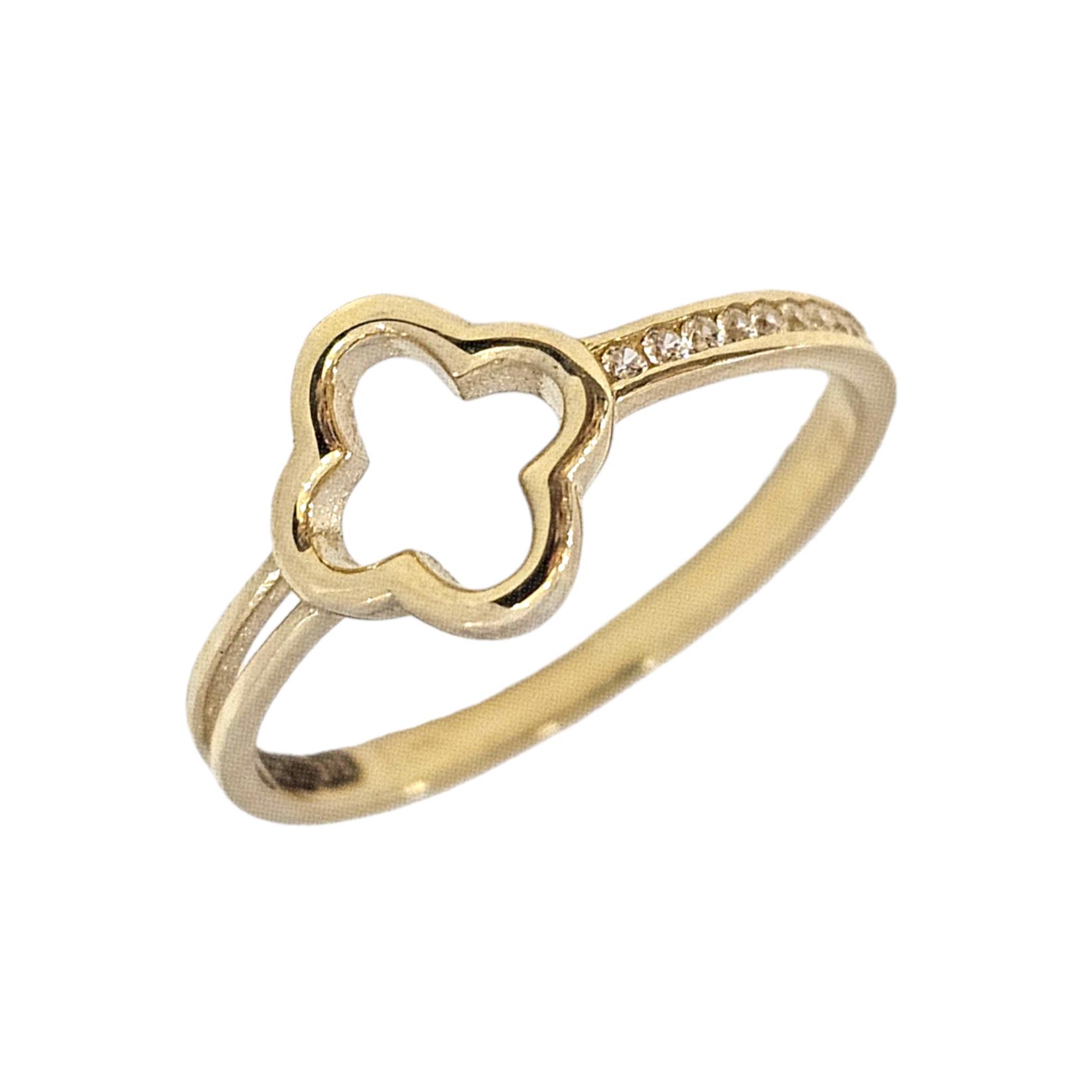 9K GOLD CUSTOM MADE VANCLEEF RING