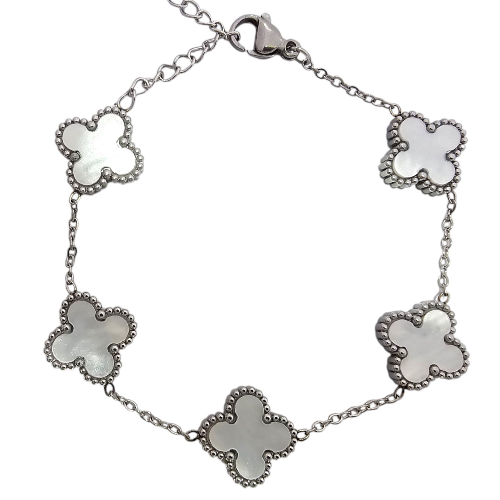 STAINLESS STEEL VANCLEEF BRACELET