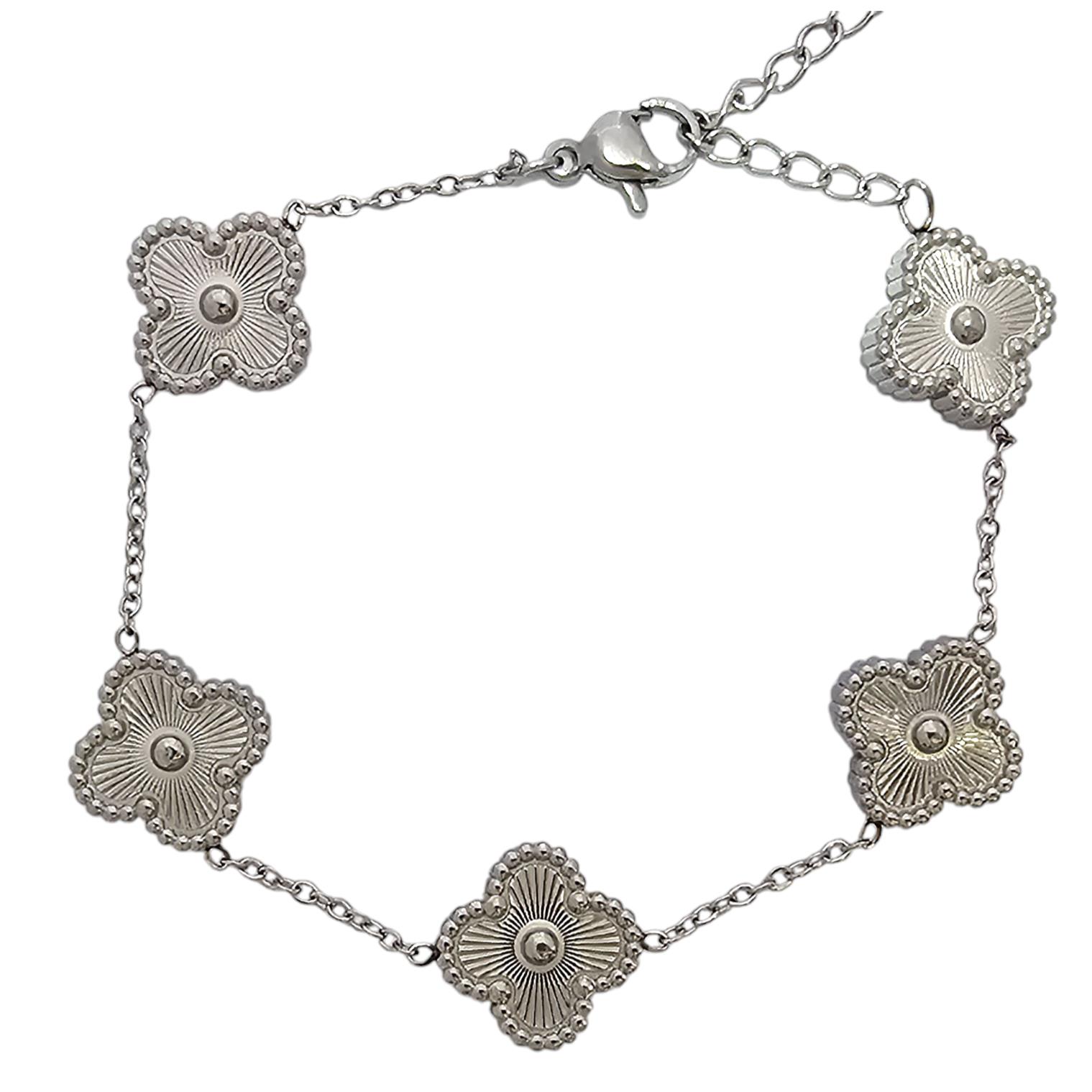 STAINLESS STEEL VANCLEEF BRACELET