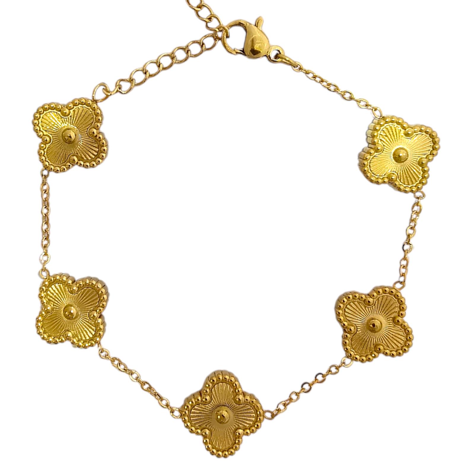 STAINLESS STEEL VANCLEEF BRACELET