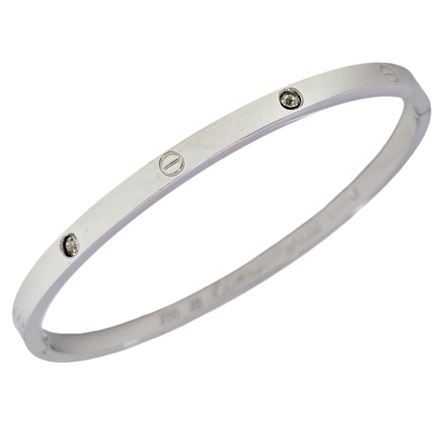 STAINLESS STEEL CARTIER BANGLE