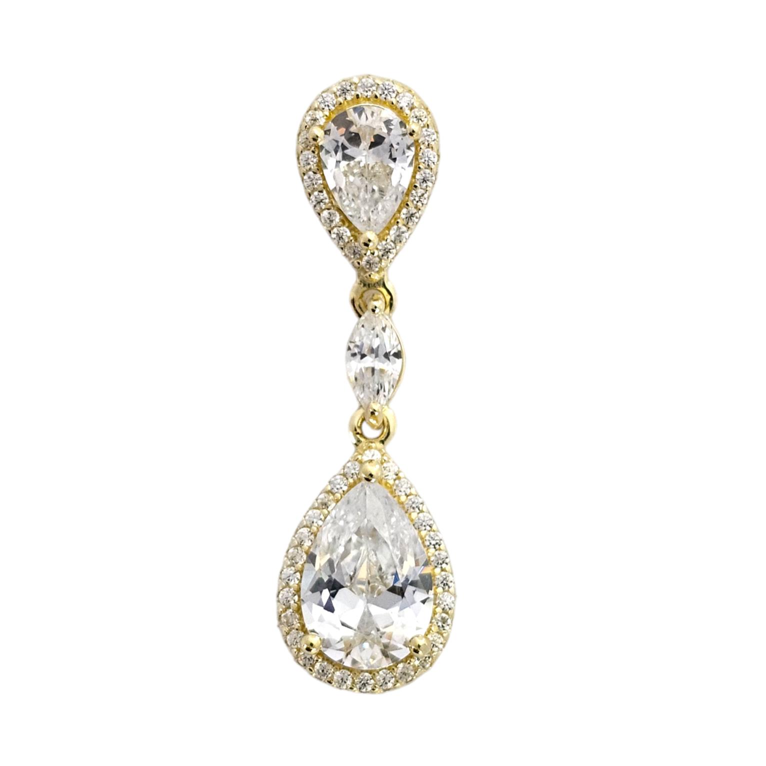 925 PEAR CUT PENDANT