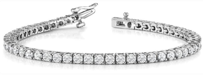 tennis diamonds 18k 3.43ct VS1G 10GR