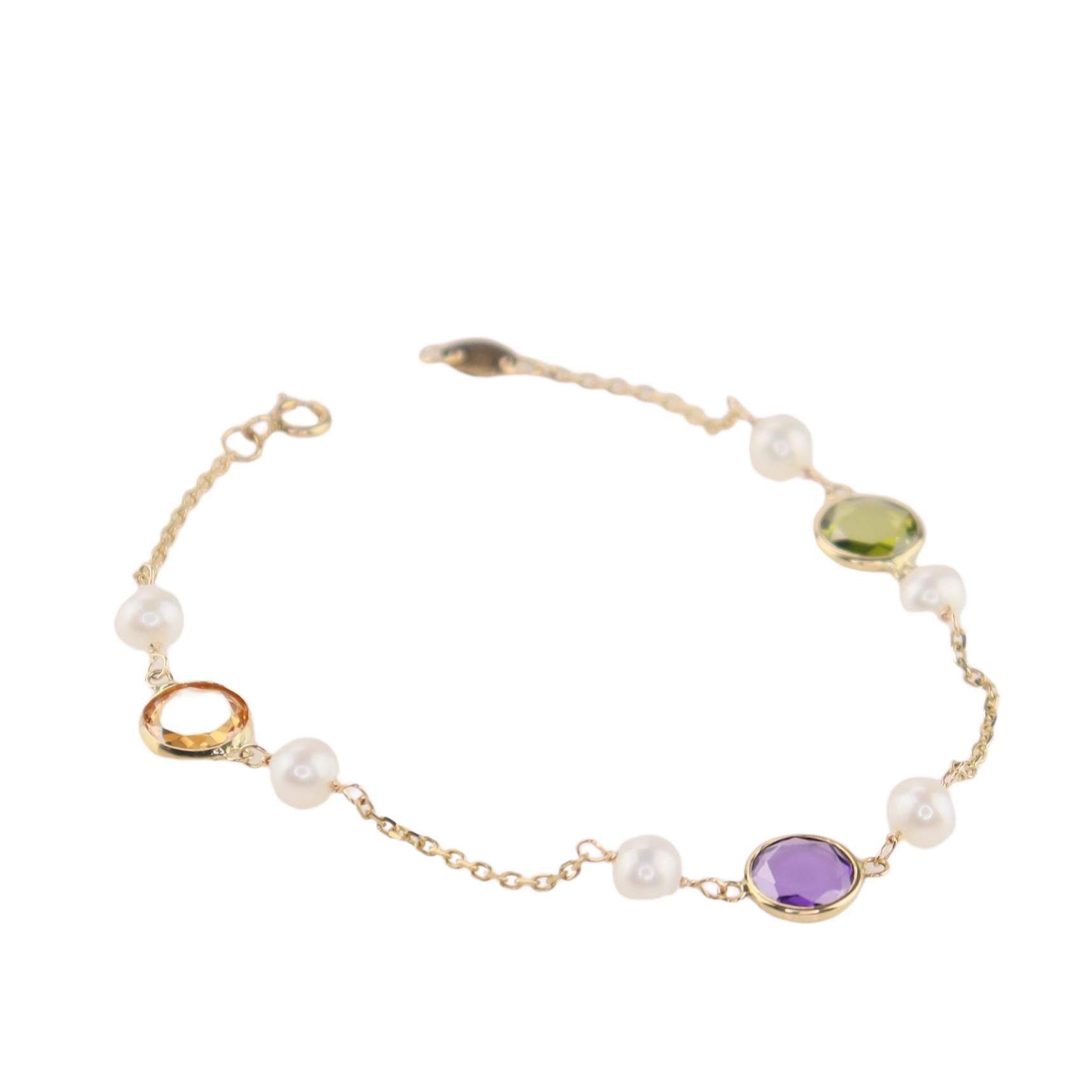 Multi-Coloured 9K Bracelet