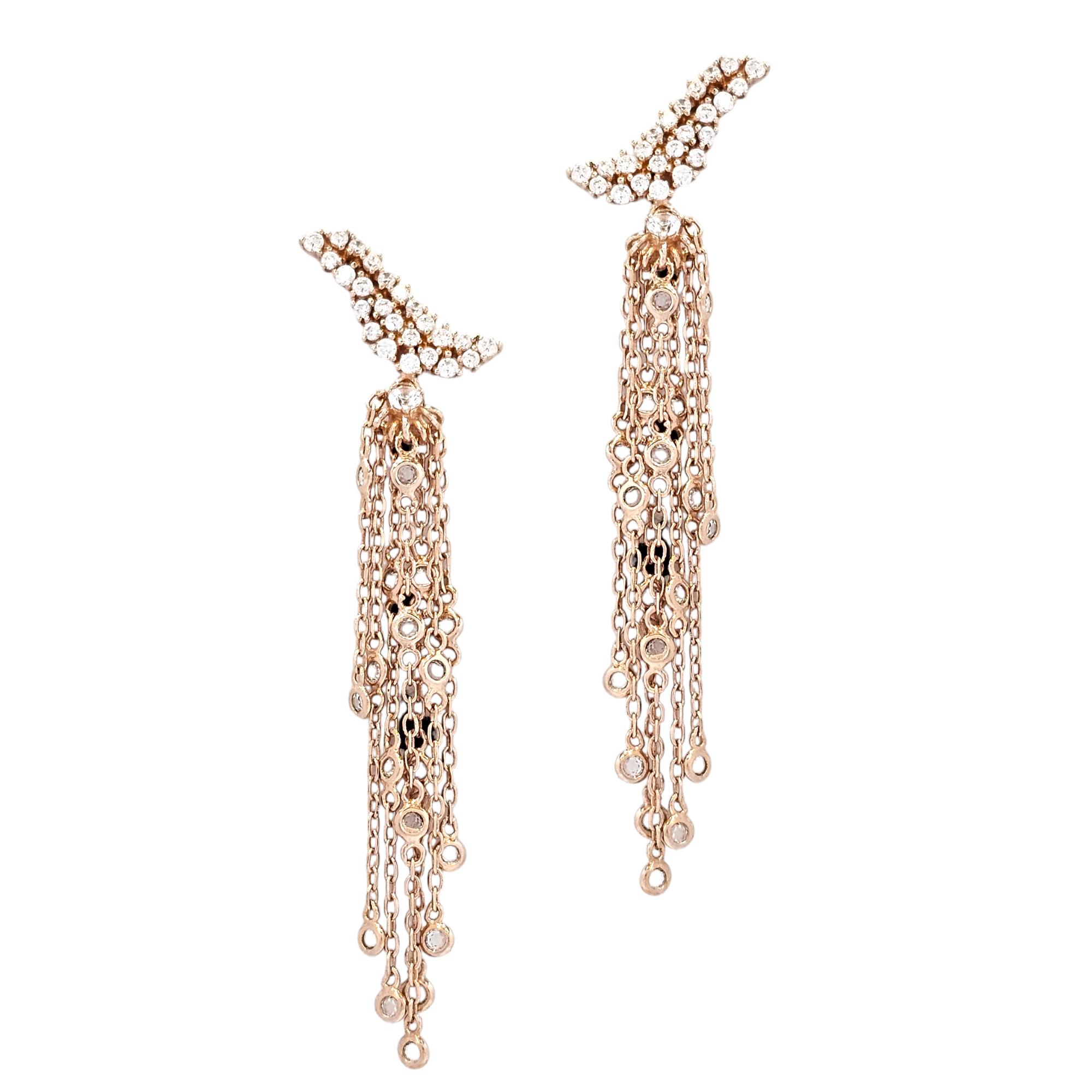 925 ROSE GOLD EARRINGS