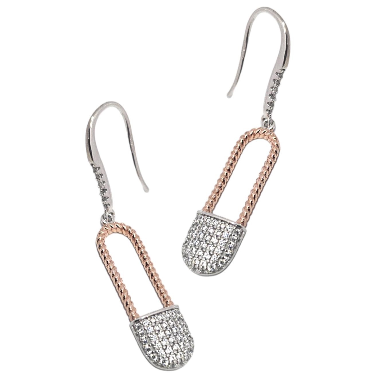 925 PAPERCLIP EARRINGS