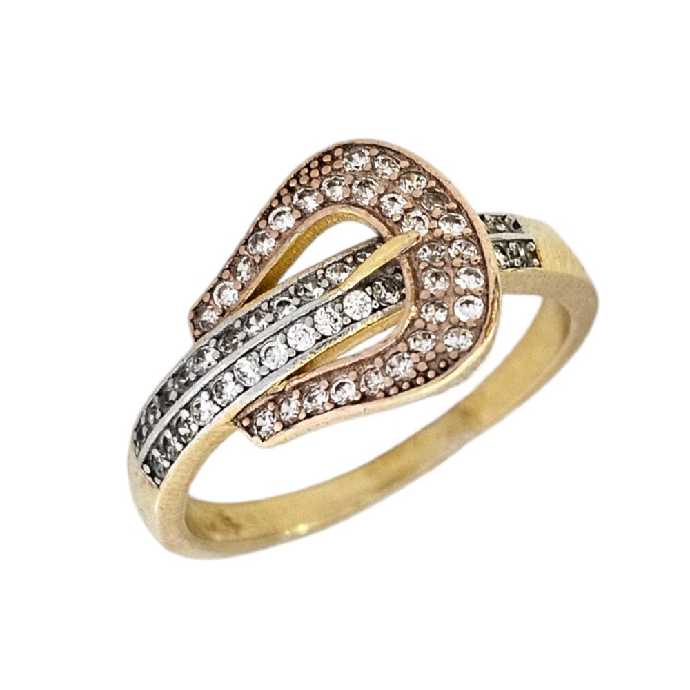 925 DOUBLE TONE BELT RING