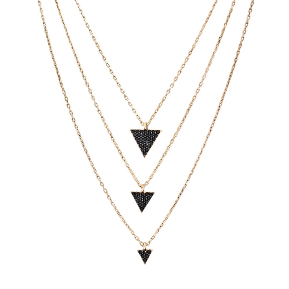 925 ROSE GOLD TRIBLE NECKLACE