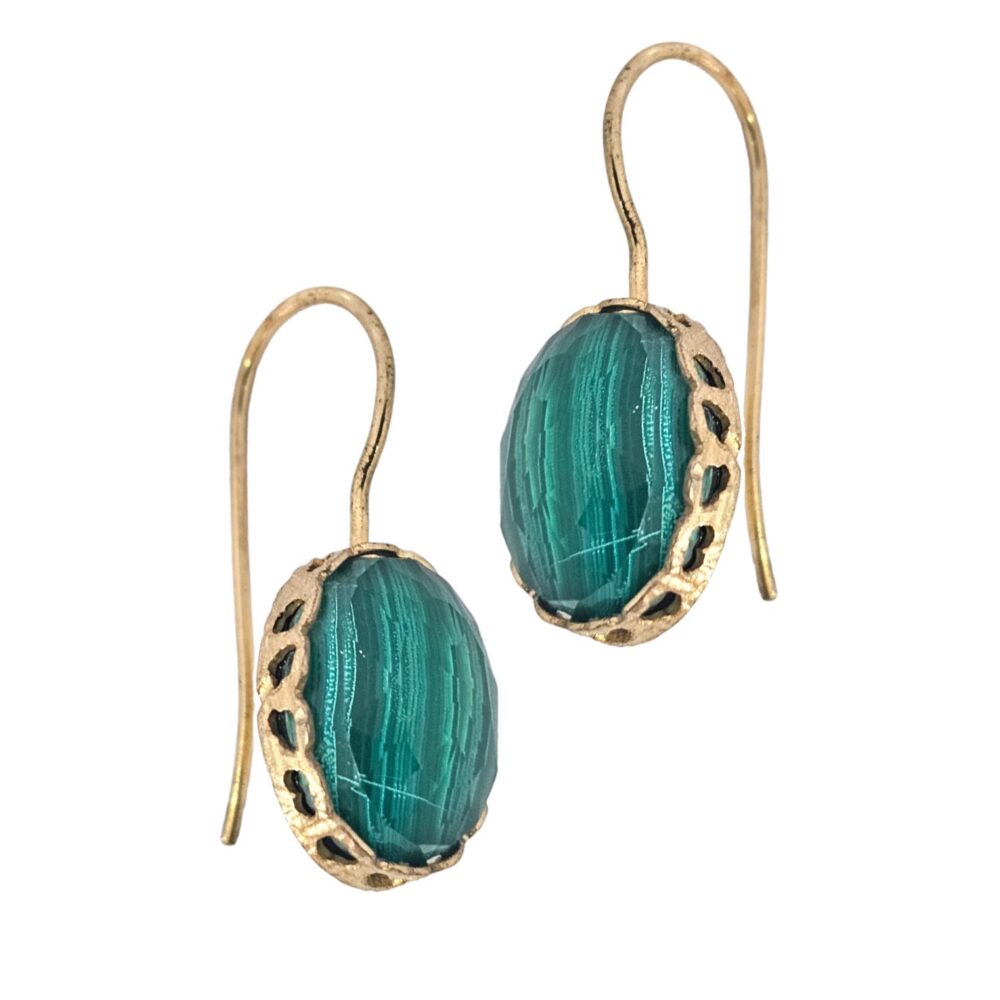 925 HANDMADE MALACHITE EARRINGS