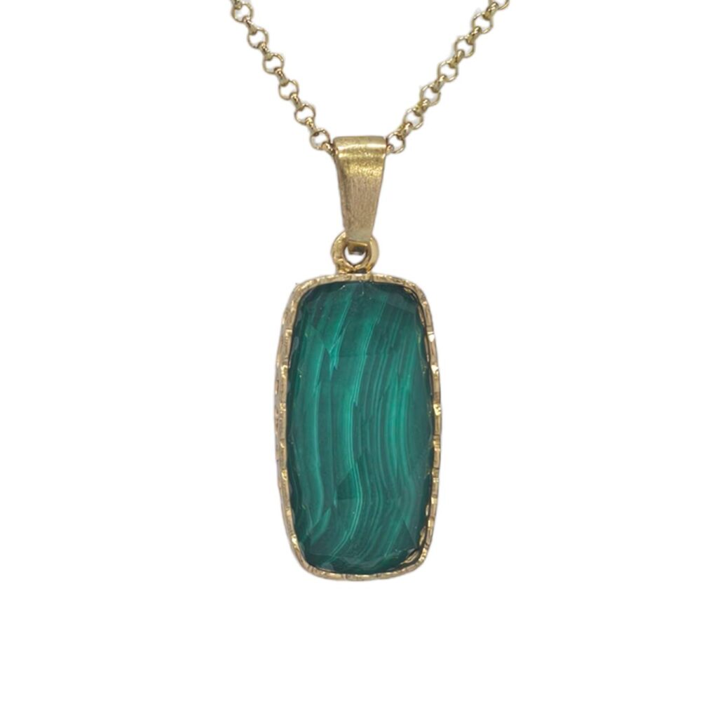 925 HANDMADE MALACHITE PENDANT