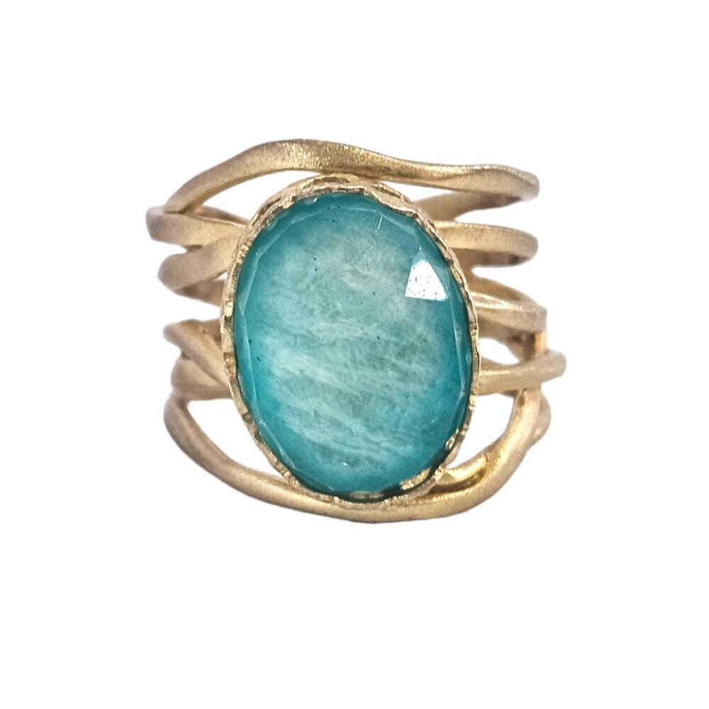 925 HANDMADE AMAZONITE RING