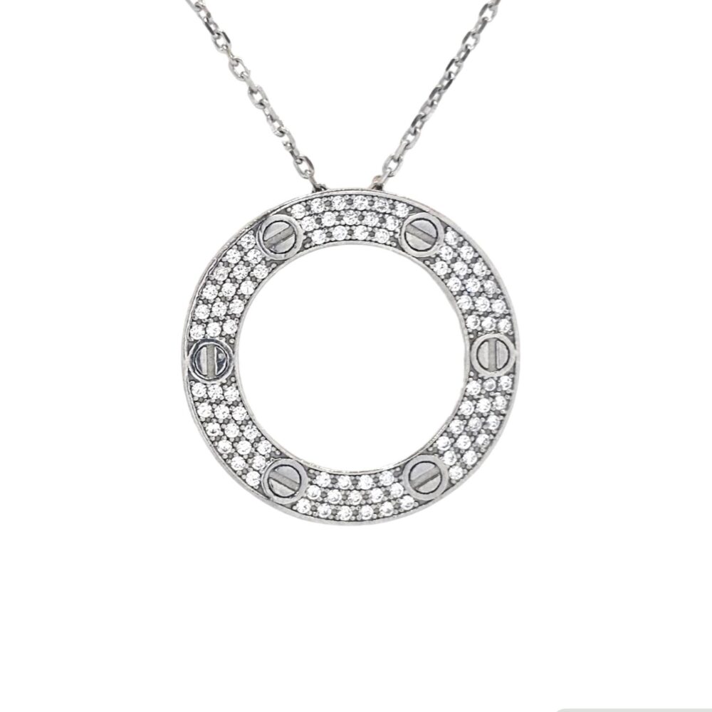 925 CUSTOM MADE CARTIER NECKLACE