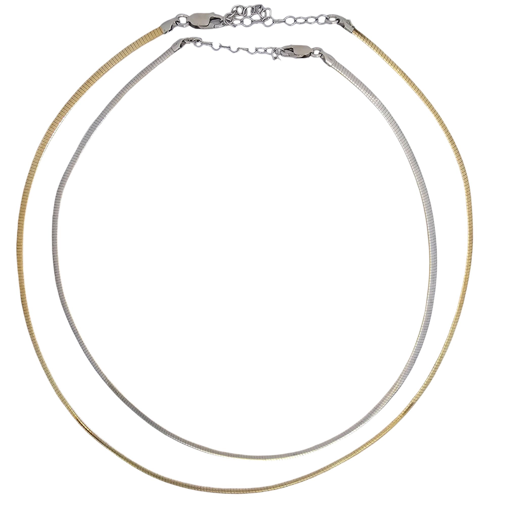 925 DOUBLE FACE NECKLACE NECKLACE