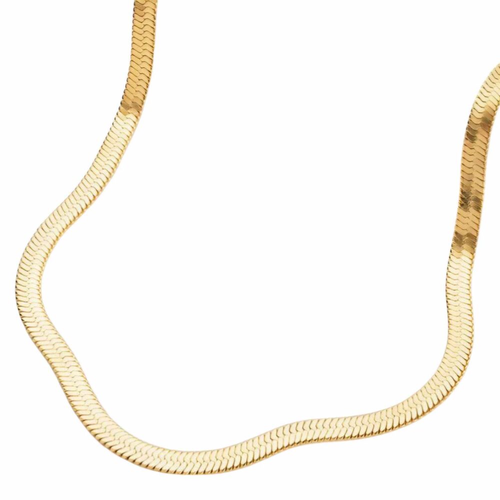 14K GOLD UNISEX SNAKE CHAIN