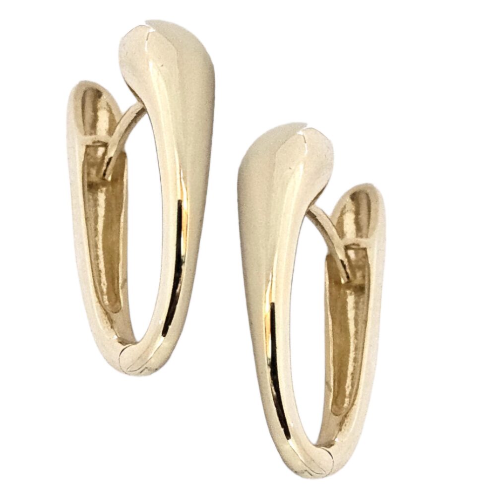 14K GOLD HOOP EARRINGS