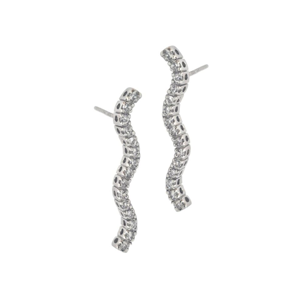 925 WAVY EARRINGS