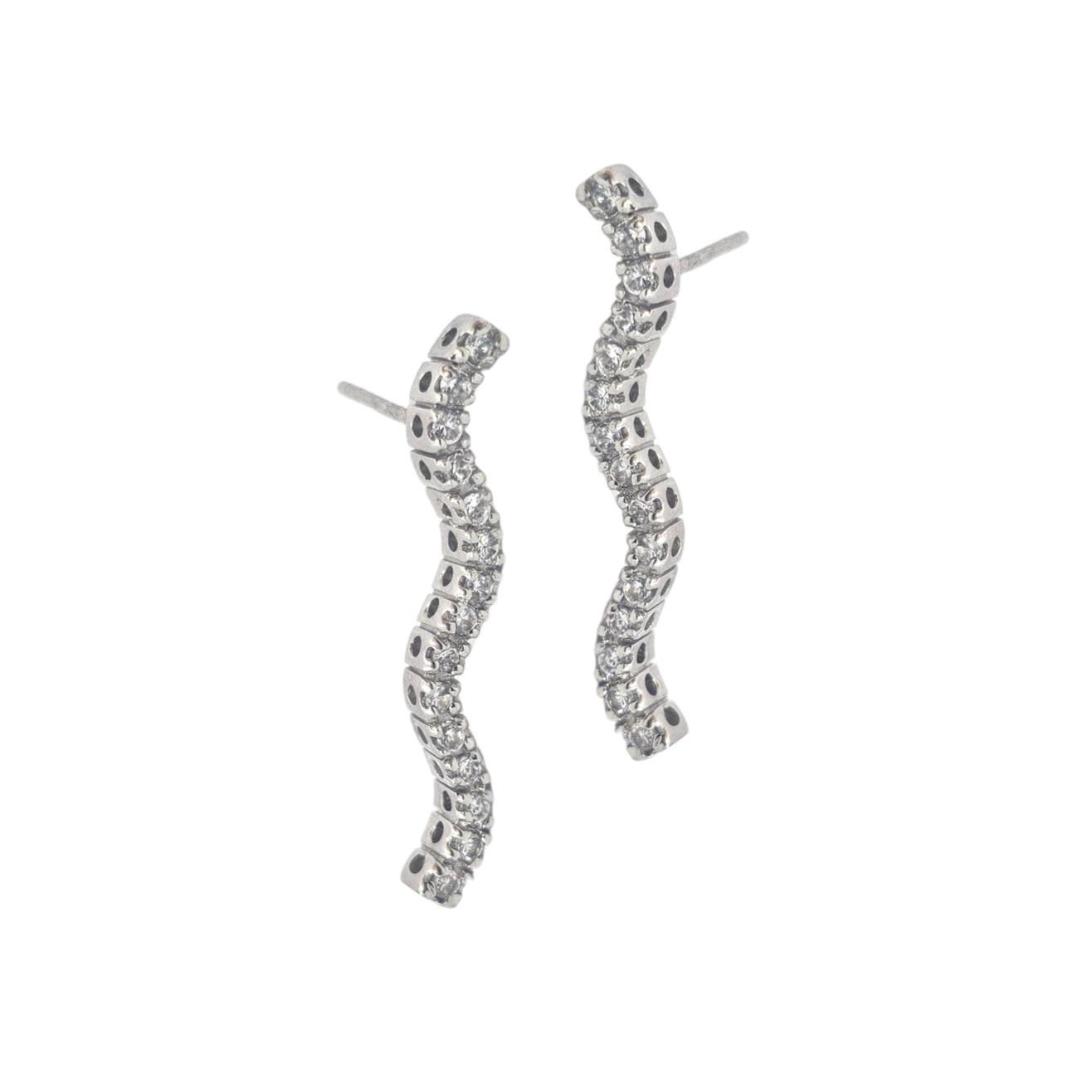 925 WAVY EARRINGS
