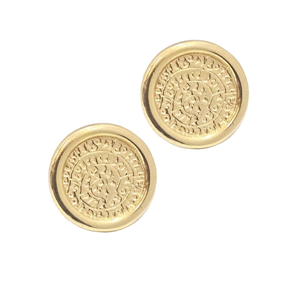 925 DISC OF PHAISTOS EARRINGS