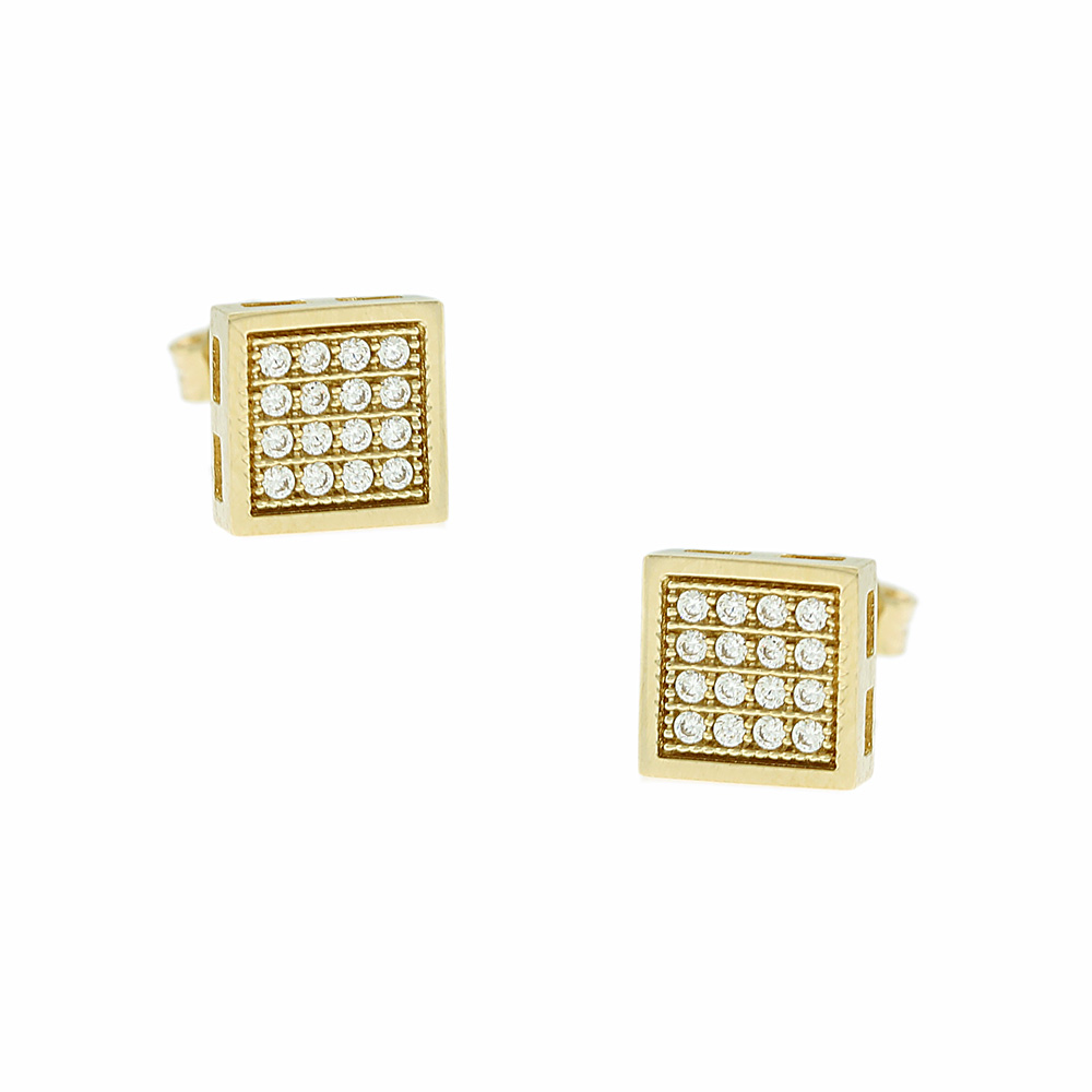 9K GOLD STAT EARRINGS