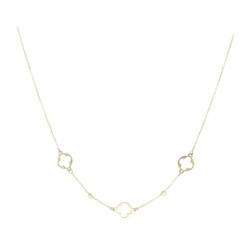 9K GOLD CUSTOM MADE VANCLEEF NECKLACE