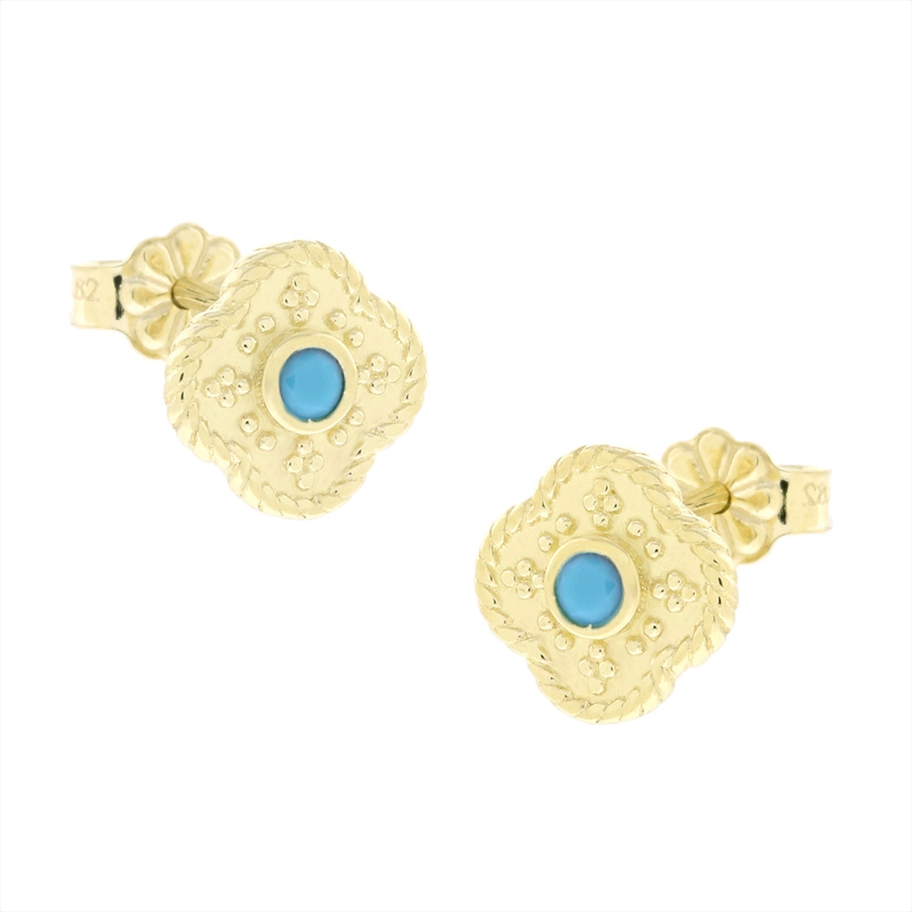 9K GOLD HANDMADE EARRINGS
