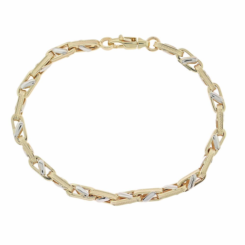 9K DOUBLE TONE BRACELET