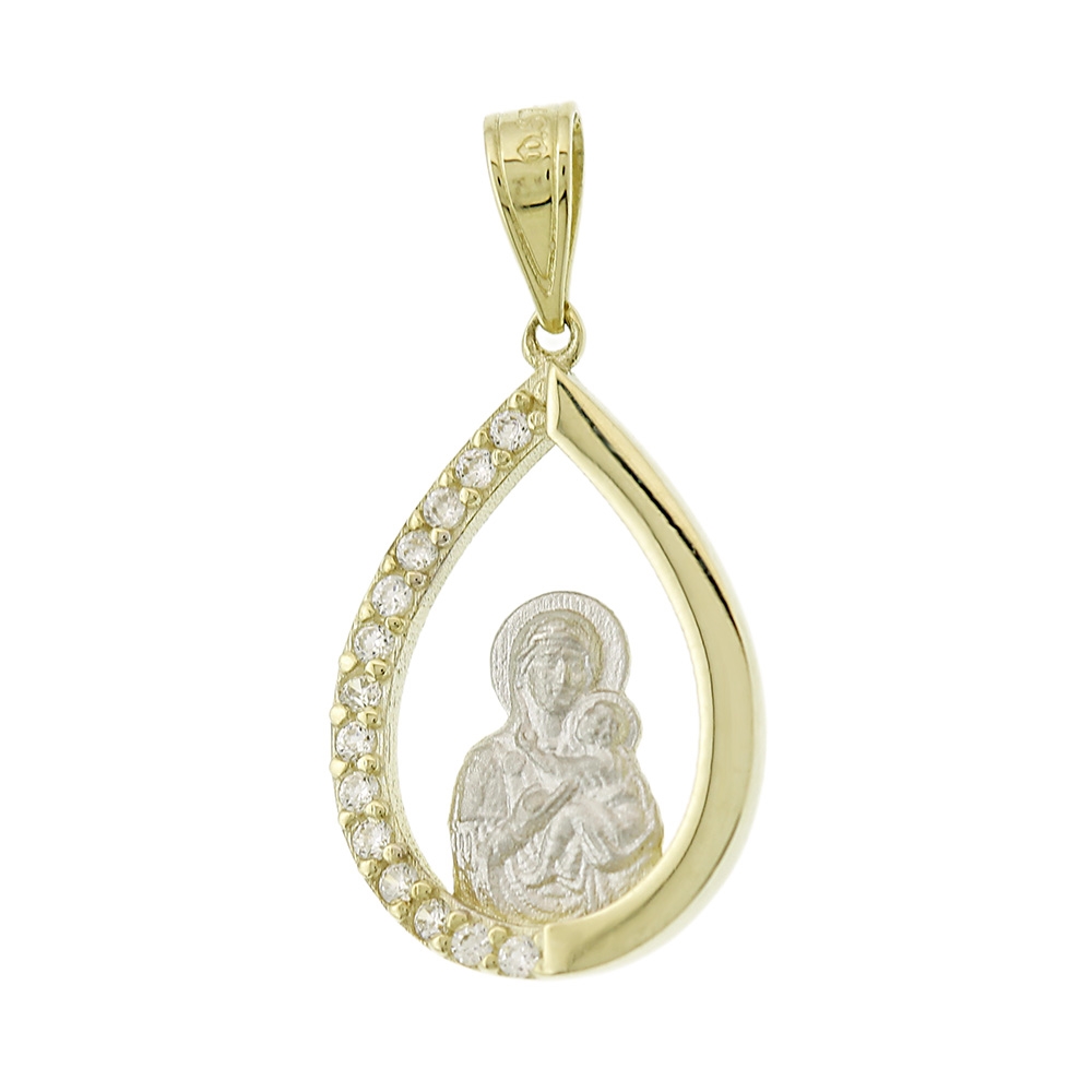 9K GOLD PANAYIA PENDANT