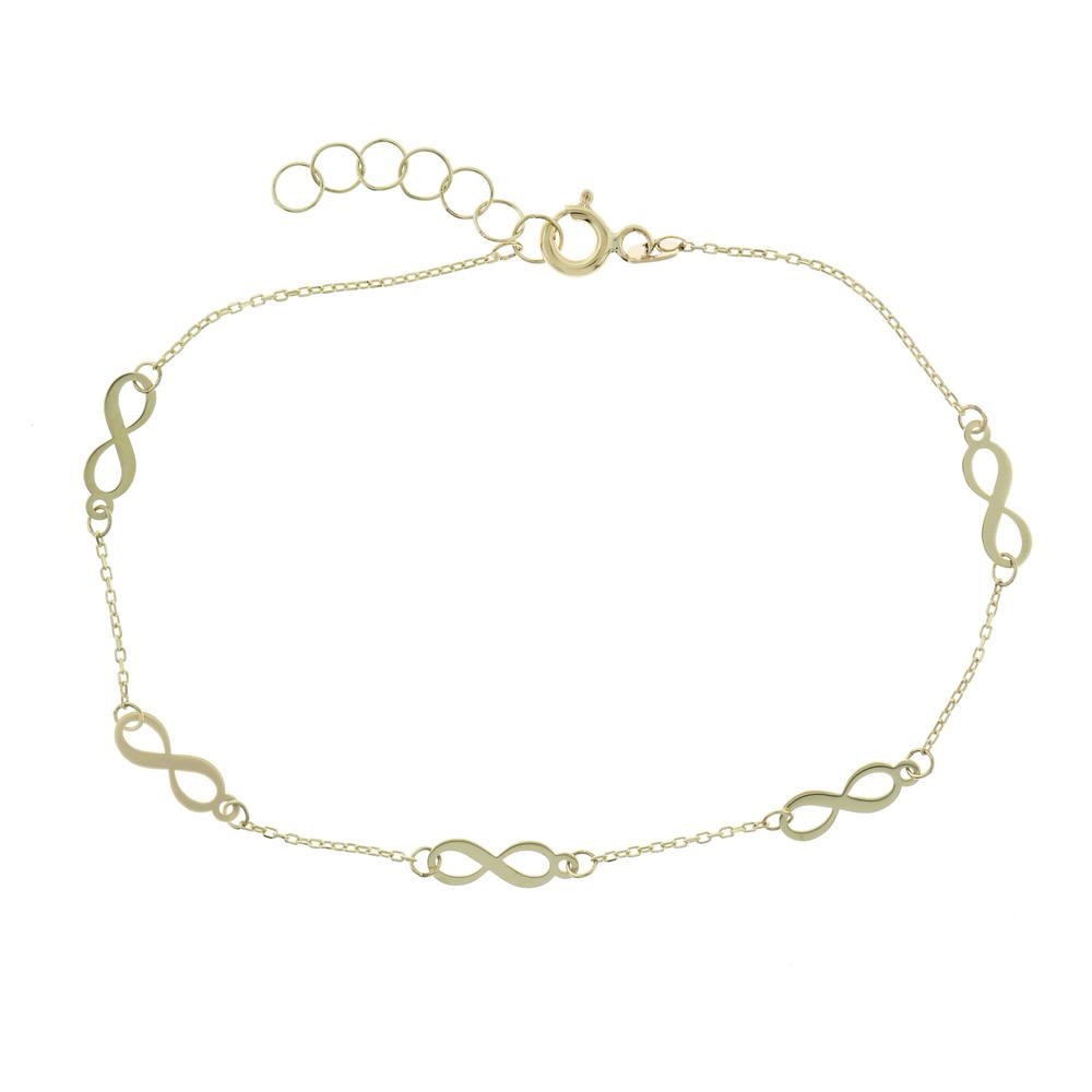 9K GOLD INFINITY BRACELET