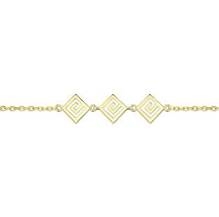 9K GOLD MEANDER BRACELET