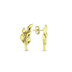 9K GOLD OLIVE TREE EARRINGS